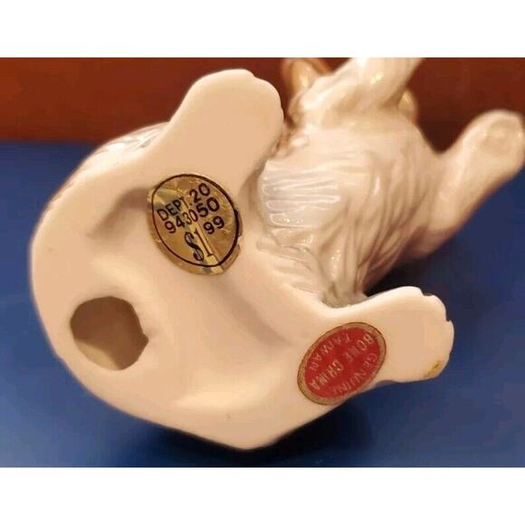 4 Inch Vintage Bone China Collie Dog Collectible Figurine Taiwan - Picture 6 of 8